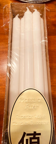 House of Atai Extra Long White Wick Candles